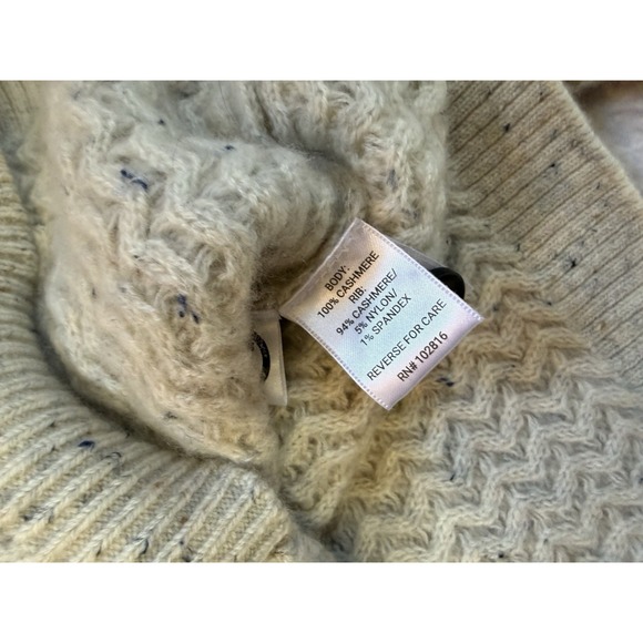 Women's GARNET HILL Cambridge Cashmere Shawl Collar Cardigan Sweater XL - Picture 9 of 10